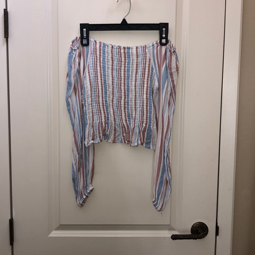 Strapless shirt